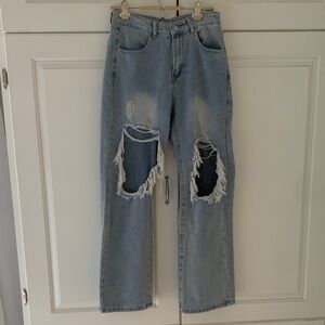 Distressed high waisted Jeans